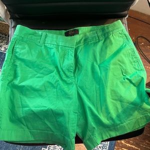 Green khaki shorts